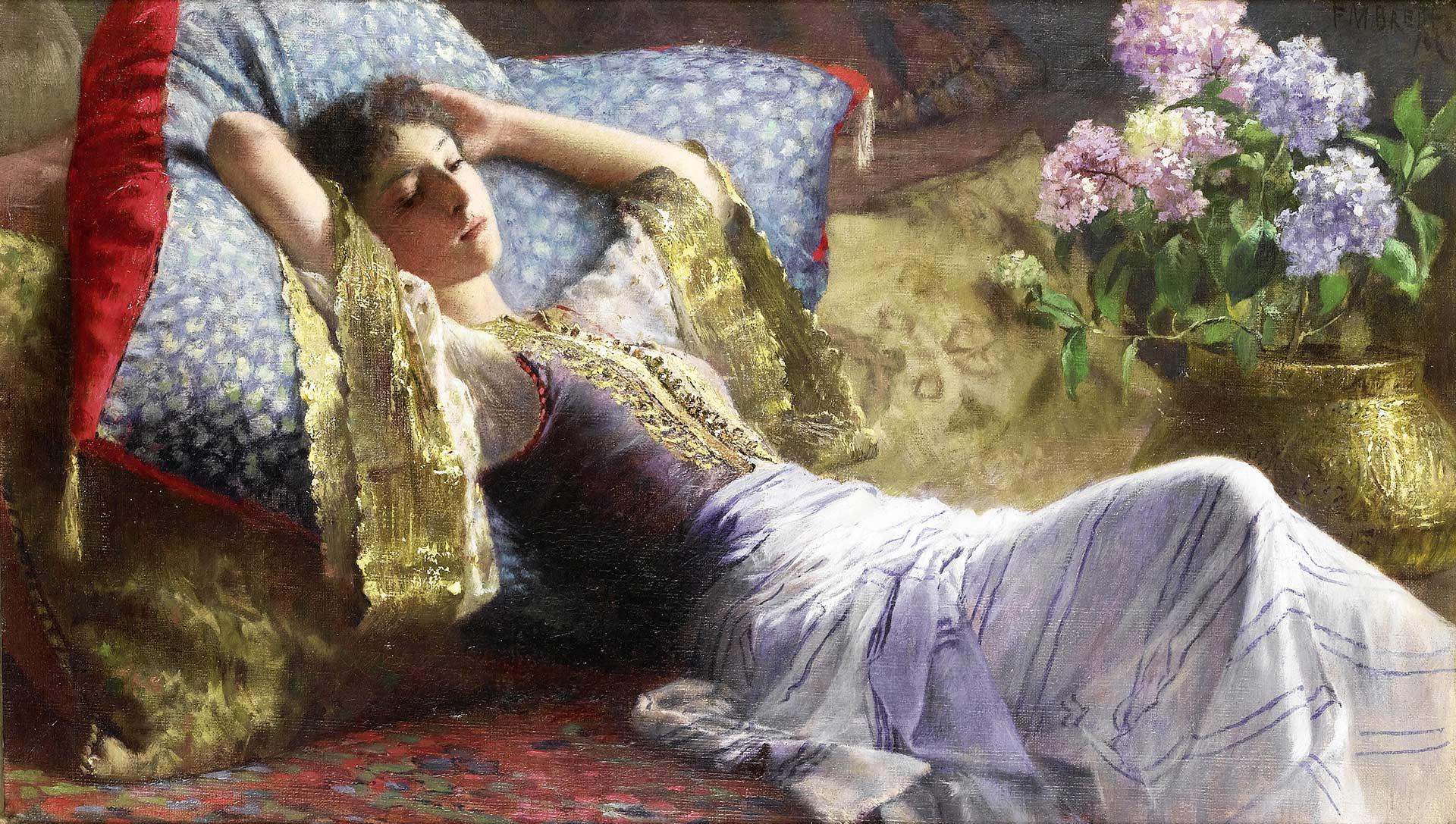 Uzanan Odalık — Ferdinand Max Bredt