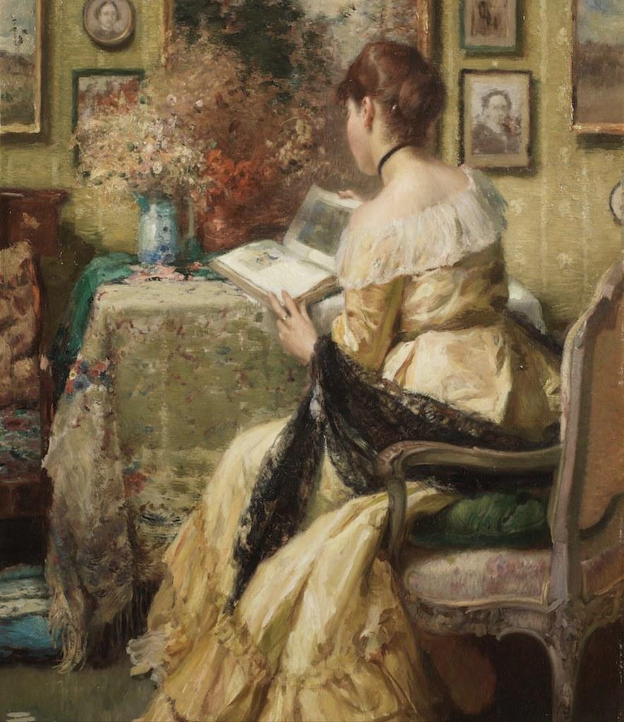 Okuyan Kadın — Fernand Toussaint