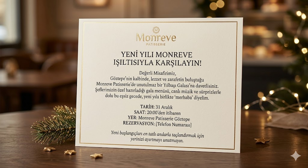Yeni Yılı Monreve Işıltısıyla Karşılayın!